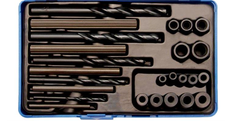 1014933201 Bolt extractor set 25 pieces special steel, for stud bolt diameter 5-16 mm