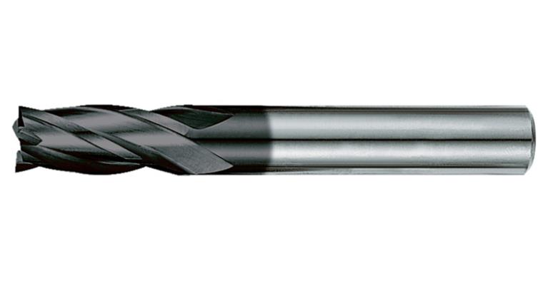 SC square end mill cyl./6535 HA long 4 cut. edges C-cut P20-K40/TiAIN 6 mm
