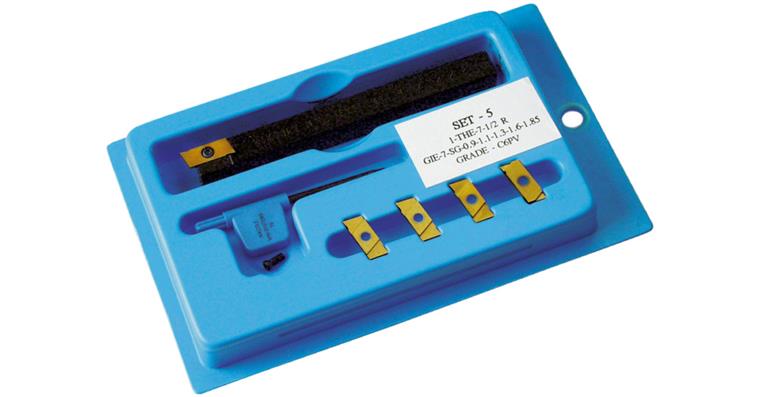 1018137201 Einstech-Werkzeugsortiment 7teilig für Sicherungsnuten P 25 PVD/TiN