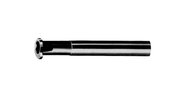 Internal recessing cutter shape H HSS-H B 01, for groove width 1.1 mm
