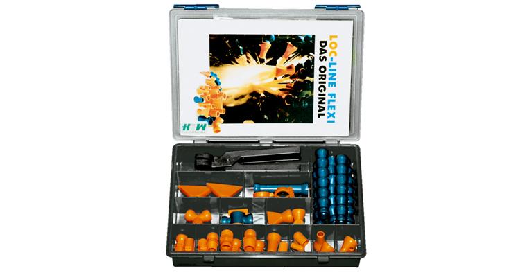 1/2 inch flexible plastic coolant hoses set, 33 pieces in box