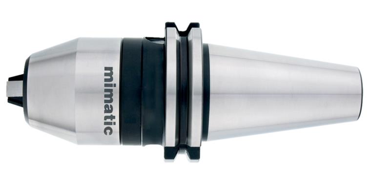 Precision short drill chuck Mimatic DIN 69871 AD SK50 0.5-13 mm