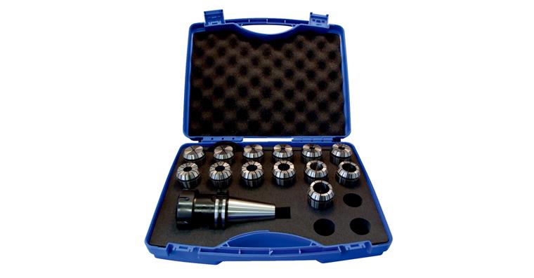 ER collet chuck set SK40 ISO 7388-1 DIN 69871 15 pieces