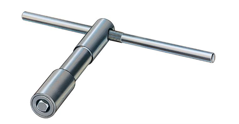 Sicherheits-Vierkant-Einsteckschlüssel 11 mm, mit Auswerferstift, für Drehfutter