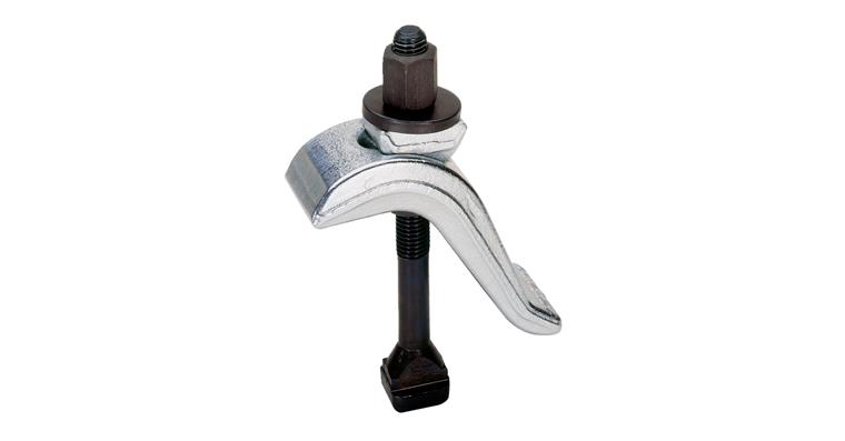 Adjustable clamp infinitely adjustable groove nom. size 16 clamp. height 0-75 mm