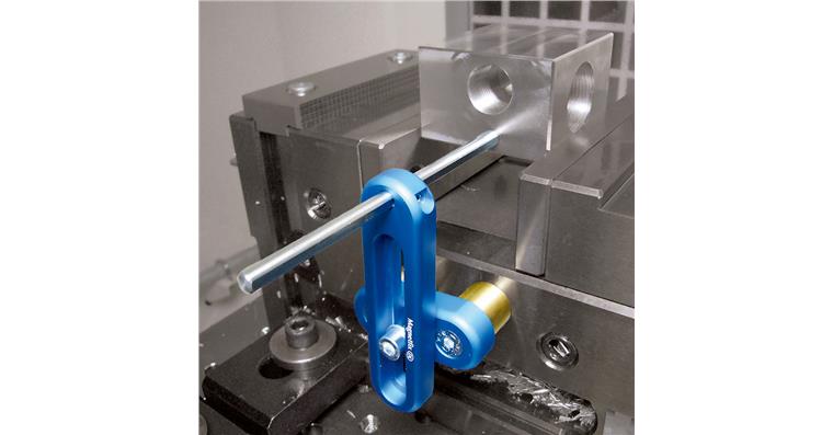Magnetic workpiece stop Magnetfix 3-dimensional with large adjustment range