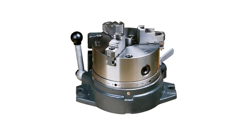 1029003101 Horizontal-Vertikal-Rundteilapparat HRTE 165 mit 3-Backenfutter, Futter-Ø 165 mm