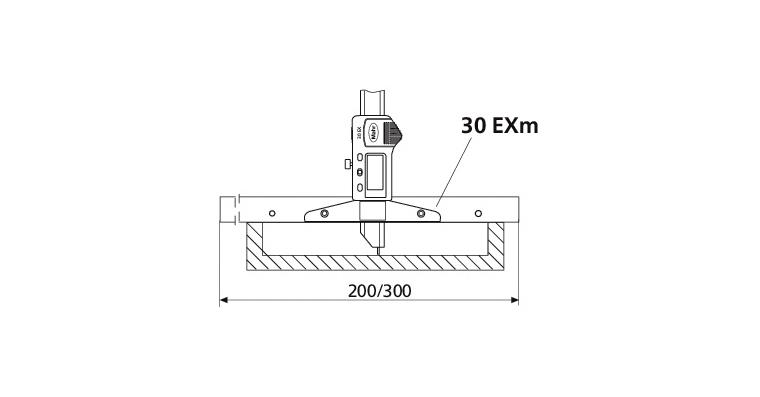 Messbrücke 200 mm 30 EXm für Kat.-Nr. 1031303 101-104