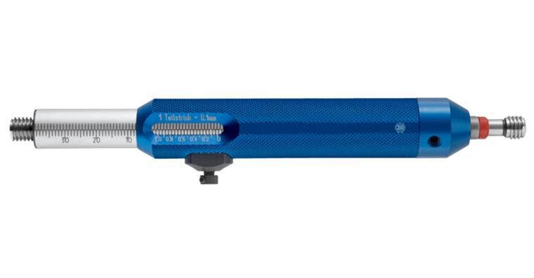 Gewinde-Grenzlehrdorn MultiCheck mit Nonius Ablesegenauigkeit 0,1 mm M12 6H