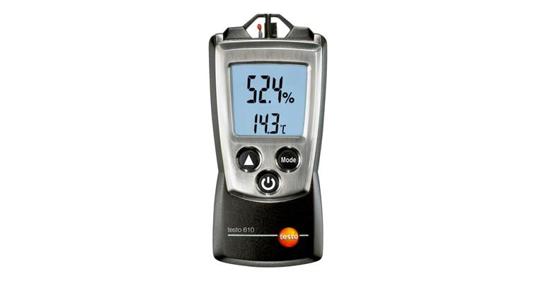 Thermohygrometer TESTO 610 MR 0 to 100%rH/-10 to +50°C