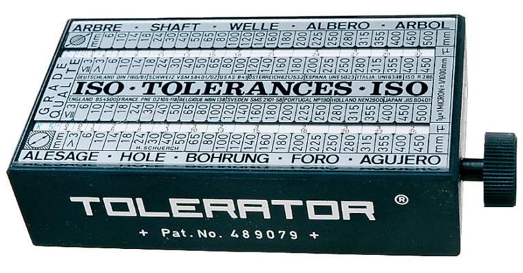 ISO tolerance key Tolerator, plastic housing 110x60x30 mm