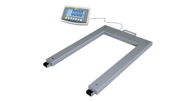 Palettenwaage UFB 1.5T0.5M LC-Display ablesung 500g max. Wägebereich 1500kg