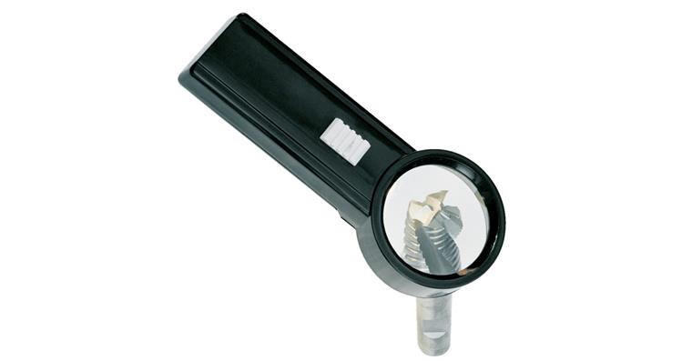1039227101 Leuchtlupe Vergrößerung 3fach Linsen-Ø 50 mm Kunststoff 2x1,5 V Mignon