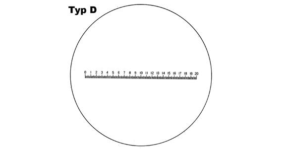Skala Typ C für Skalenlupen Kat.-Nr. 39242 101-102
