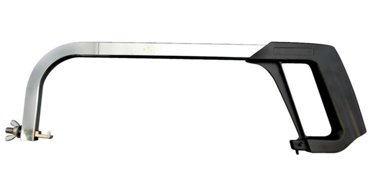 Metal saw bow ergonomic handle for 300 mm saw blade length