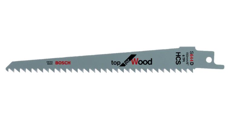 Sabre saw blade S 644 D Top for Wood pack = 5 pieces