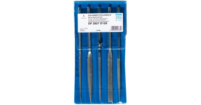 Diamant Handy-Feilensatz 5teilig Universalkörnung L=215 mm