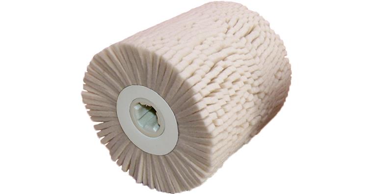Filz-Lamellenwalze Bürstenform 100x100mm Bohrung 19mm medium