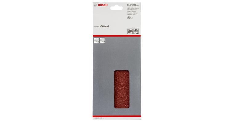 Grinding disc grain 100 unperforated w/o hk-a.-lp cover 115x280mm pack=10 pcs