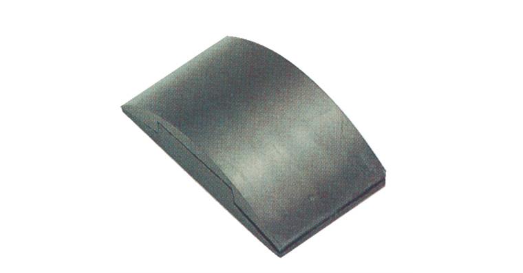 Soft PVC special sanding block black handy shape 120x70x32 mm
