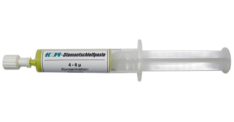 Diamant-Polierpaste Farbe gelb Inhalt 5 ml Körnung 4 - 6 µ