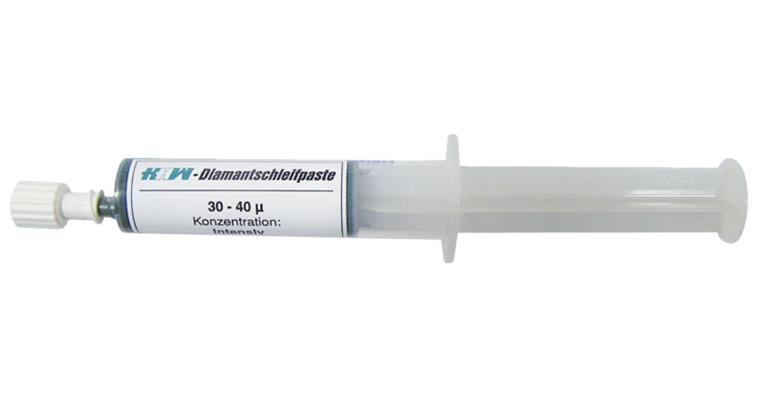 Diamant-Polierpaste Farbe blau Inhalt 20 ml Körnung 30 - 40 µ