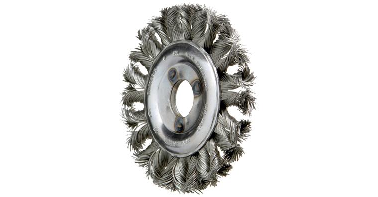 Rundbürsten COMBITWIST® mit Bohrung Ø 115mm, Stahldraht 0,5mm