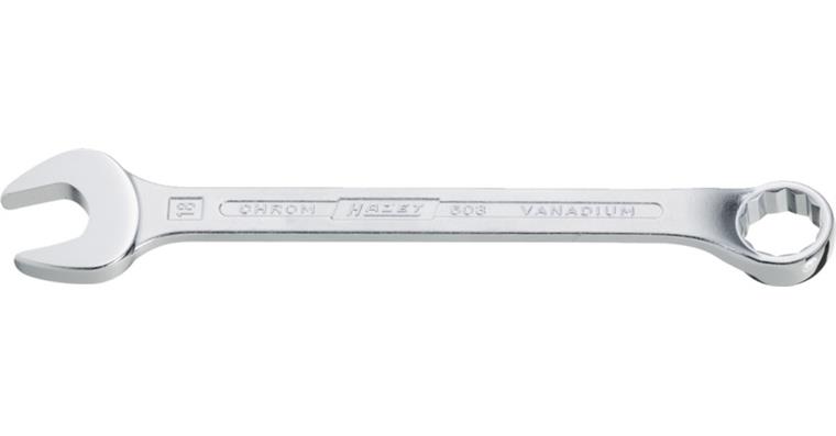 Ring-Maulschlüssel 10° DIN 3113 kurz CV-Stahl SW 21x21 mm