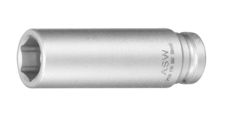 1/4 Zoll 6kant Kraftschrauber-Einsatz CV-Sonderstahl lang SW 10 mm + fed. Magnet