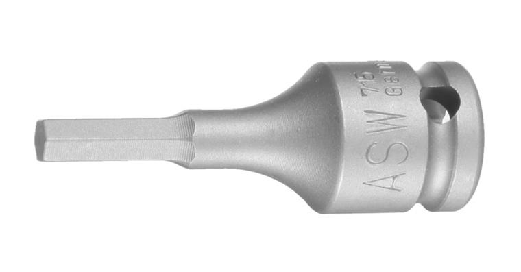 3/8 Zoll Innen-6kant Kraftschrauber-Einsatz SW 6 mm Länge 50 mm CV-Sonderstahl