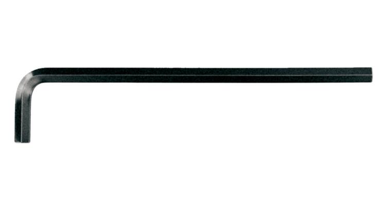 6kant Stiftschlüssel lang DIN 911 schwarz C60/C45 SW 10 mm