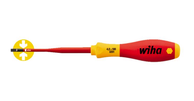 VDE slotted screwdriver 6.5 x 1.2 x 150 mm blade dia. 38 mm SoftFinish® handle