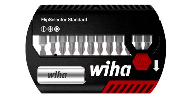 Standard-Bits-FlipSelector Schlitz+PH+PZ in Kunststoffbox