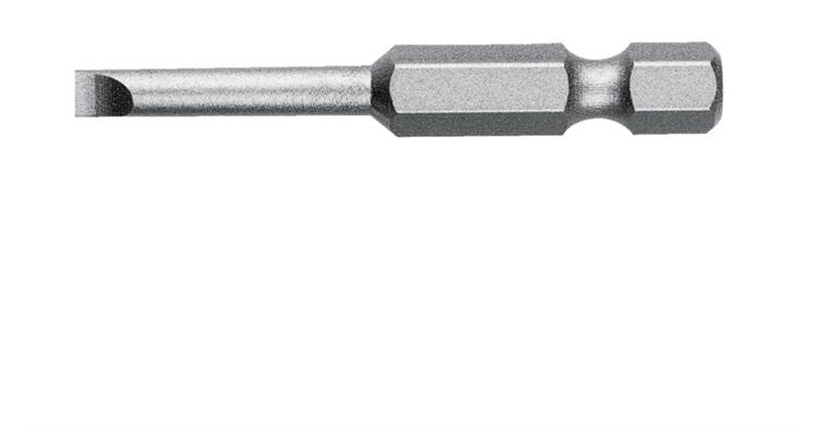 1/4 Zoll Torsionsform-Bit E 6,3 zähhart extra lang Schlitz 0,8x4x89 mm