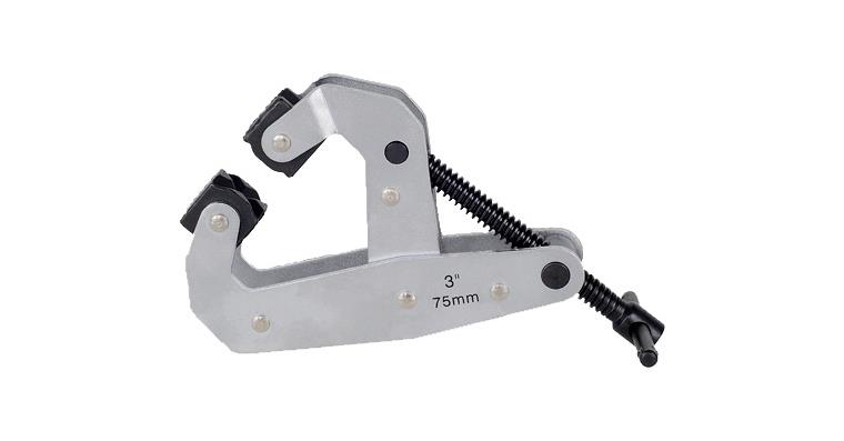 Clamping jaw clamping width 0-75 mm for parallel interior and exterior clamping
