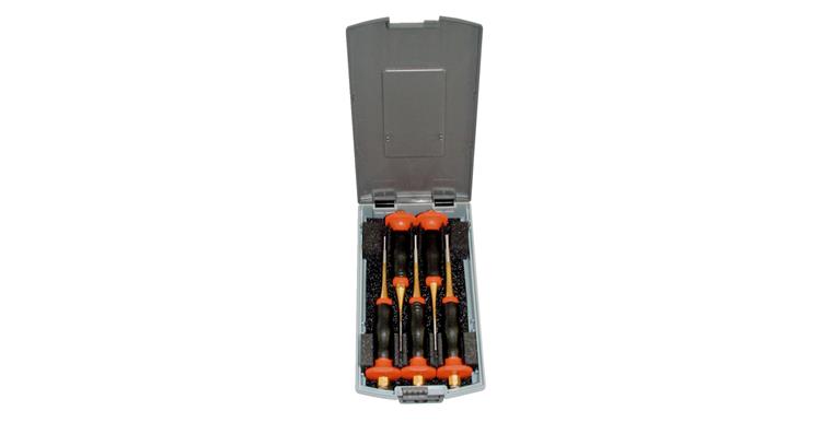 1054353101 Splintentreiber mit Handgriff Satz DIN 6450 5teilig Ø 2-6 mm