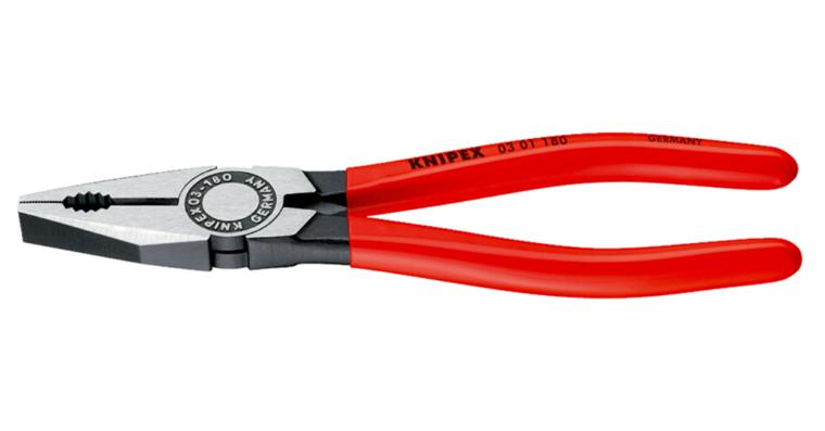Kombi-Zange 140 mm Spezial-Wkz Stahl leichte Griffhüllen