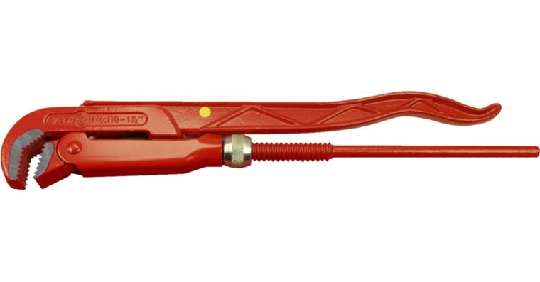 VBW pipe wrench, 90 degrees, 3 inch, 685 mm long