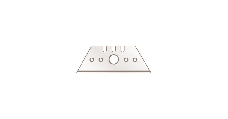 Replacement blades trapezoidal for safety knives cat. no.62035 103+202 pack=10