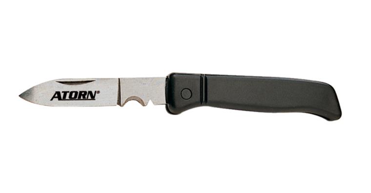 1062095106 ATORN cable knife with folding blade and two scrapers