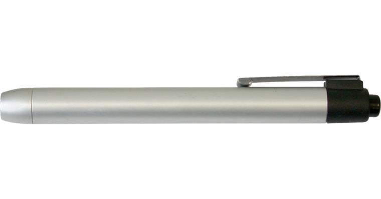 LED-Stiftleuchte Edelstahl-Gehäuse inkl. 2 Batterien Länge 140 mm