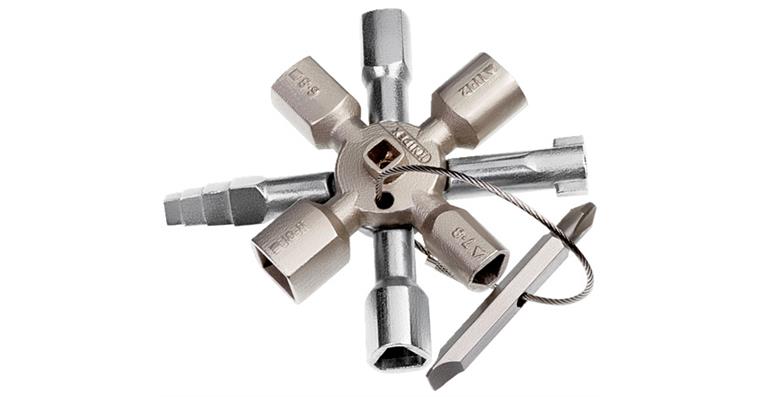 Universal-Schaltschrankschlüssel TwinKey 10 Funktionen Länge 95 mm