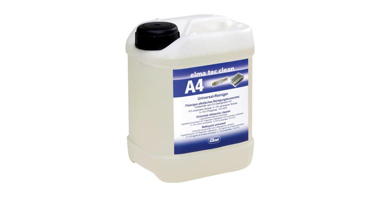 Ultrasonic cleaning concentrate Elma Tec Clean A4 contents 2.5 litres