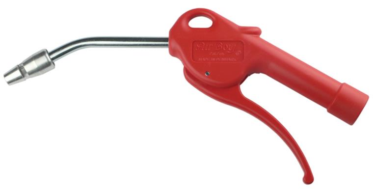 Pneumatic blow-out gun, bent nozzle pipe, nozzle pipe diameter 8 mm