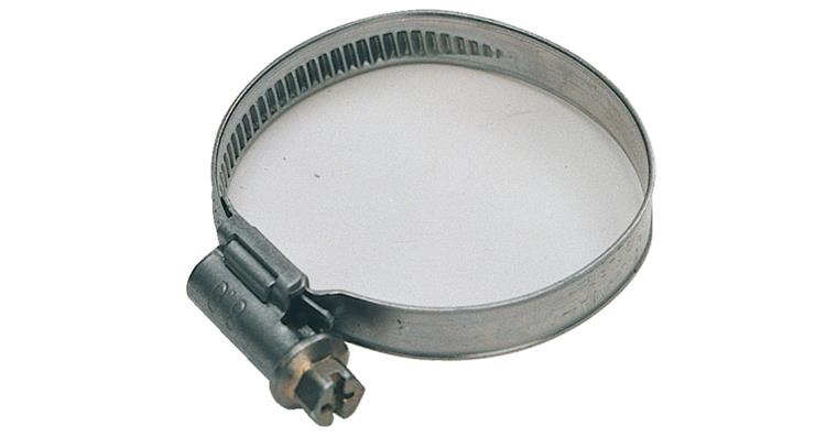 Hose clamp DIN 3017 worm thread 9 mm wide dia. 16-27 mm