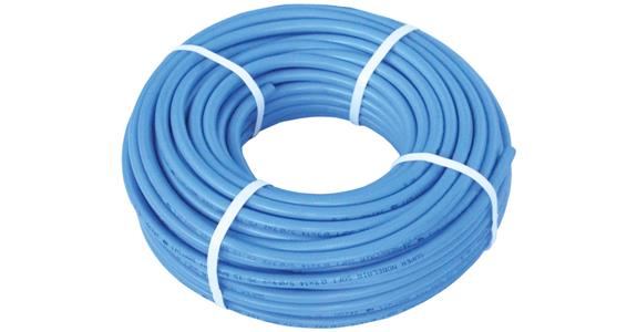 Soft-PVC Werkstattschlauch blau 14,5x9mm Rolle 50m