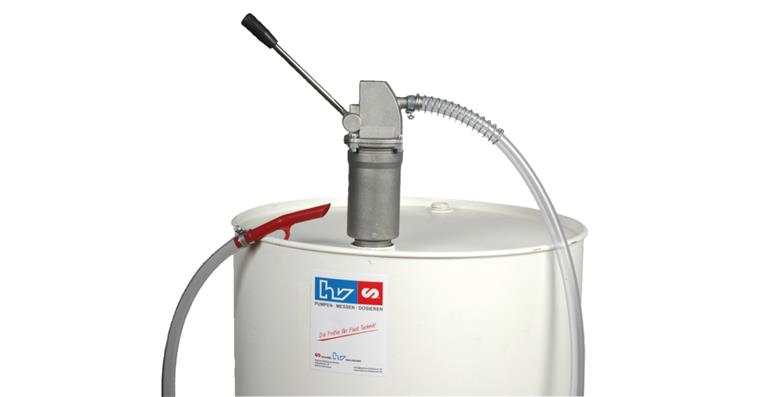 Mehrzweckpumpe MZE-02 für 200 l-Fässer l/Hub 0,2 Gewicht ca. 1,3 kg