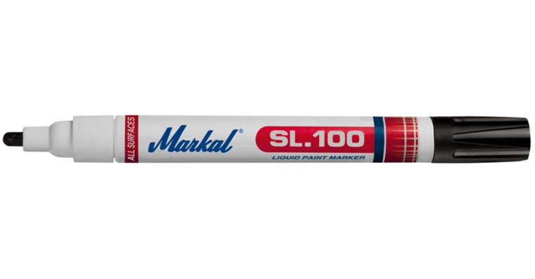 Permanent marker SL 100 black, line thickness 2-4 mm, pack=12 pieces