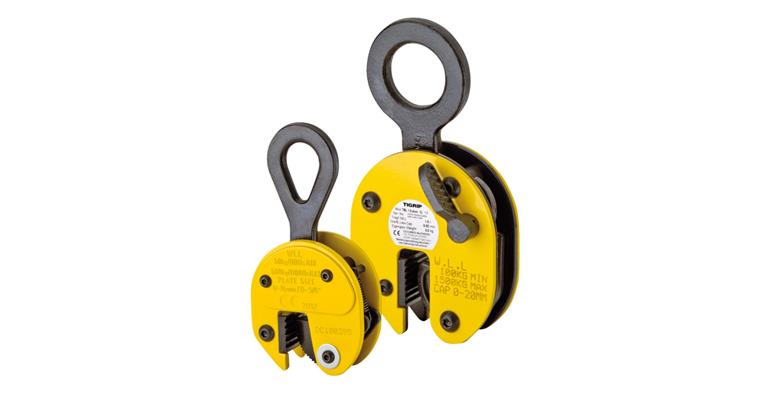 Sheet metal gripper Tigrip TBLplus w/o sw. eyelet, grip rge 0-32mm, load 2000kg