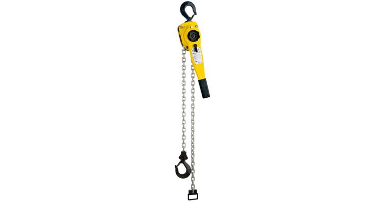 Multi-purpose lever hoist device UNOplus, rnd stl ch. sh/stl lift 1.5m ld 750kg